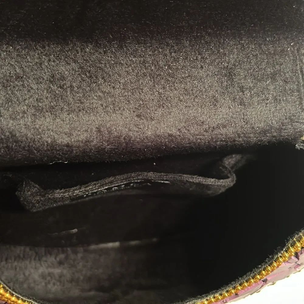 Ramla Handmade Purple Clutch/Handbag - Picture 6 of 6